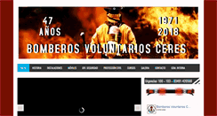 Desktop Screenshot of bomberosvoluntariosceres.com